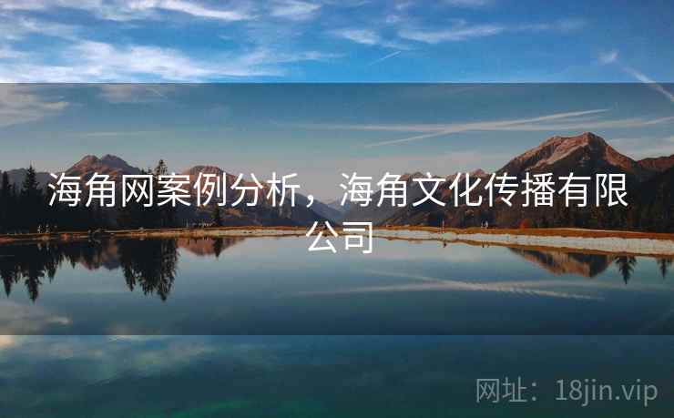 海角网案例分析，海角文化传播有限公司