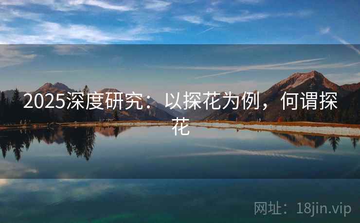 2025深度研究:以探花为例,何谓探花 2025深度研究:以探花为例,何谓探花